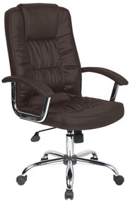 Ergonomikus irodai szék, Bedora Abraj, ökológiai bőr, barna