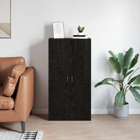 Irodai szekrény polcokkal Musta tammi 60 x 32 x 115 cm Faanyag