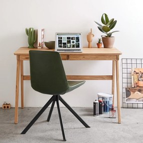 Jakes Natural íróasztal, 120 x 65 cm - Kave Home