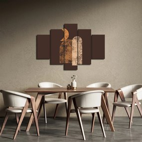 Kép - Narancssárga ívek N⁰2 (150x105 cm)
