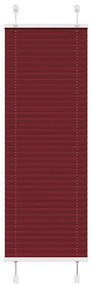 pliszírozott redőny Bordeaux piros 40x100 cm szövetszélesség