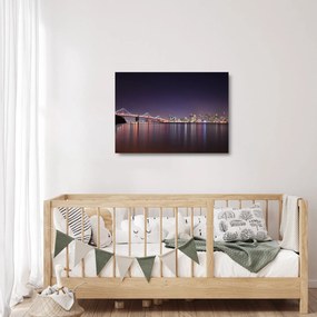 Kilátás San Francisco-ra, California (üvegen) (70x50 cm)