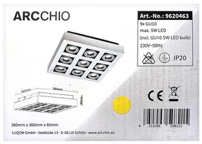 Arcchio Arcchio - LED Spotlámpa VINCE 9xGU10/230V LW1030