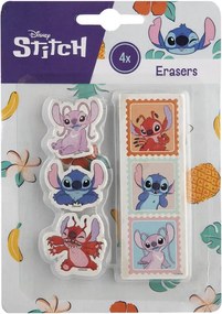 Disney Lilo és Stitch, A csillagkutya Aloha forma radír szett 4 db-os