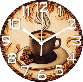 Falióra Téma Kávéscsésze Retro Look Ideális Konyha Nappali