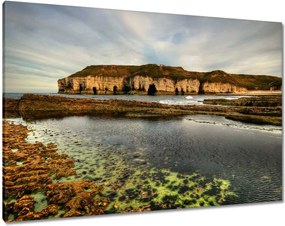 Vászonkép 100x70 Felhők a sziklák felett