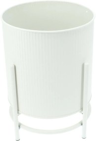 Celano fehér fém virágállvány-készlet, 2 db