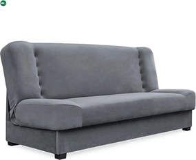 Kinyitható kanapéágy PIANO szürke bársony