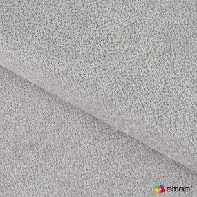 Szürke kárpitozott ágyneműtartós franciaágy ágyráccsal 180x200 cm Dizzle – ELTAP