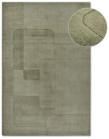 Zöld kézi szövésű gyapjú szőnyeg 190x280 cm Charlotte – Villeroy&amp;Boch