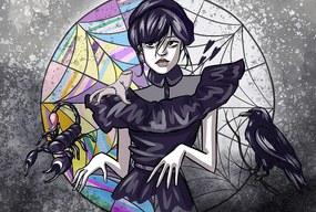 Ifjúsági tapéta Wednesday fogantyú 368x248