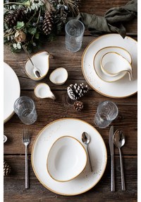 Mäser Gourmet tál Pintar White barna pöttyös 9 x5,5 cm, S