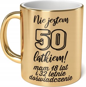 Kerámia bögre 330 ml Nem vagyok 50 Az 50. Születésnapra Ajándék Férfinak