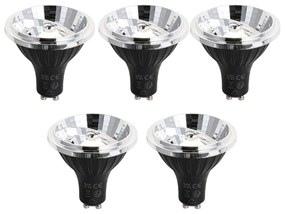 5 db-os GU10 szabályozható LED izzó szett 70mm 6,5W 600 lm 3000K
