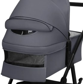 Lionelo - AMBER PLUS 3 az 1-ben kombinált babakocsi, grafit