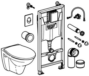 GROHE 39192000 - 4 az 1-ben szett SOLIDO 1,13 m durofehér