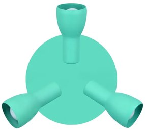 Spotlámpa PICARDO 3xE14/40W/230V türkiz