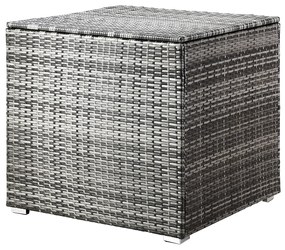 Casaria® Tárolódoboz 75x75x70 cm - szürke