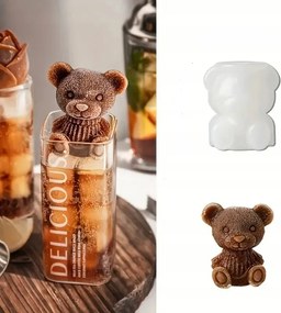 Maci 3D dekoratív szilikon jégforma fagylalt szappan gyertya 6 x 5 cm "s"