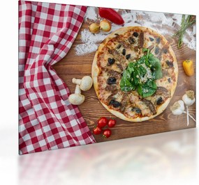 Pizza képe (üvegen) (70x50 cm)