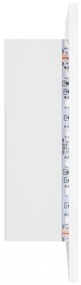 fehér akril LED-es fürdőszobaszekrény tükörrel 40 x 12 x 45 cm