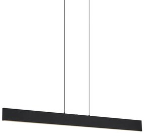 Modern fekete függőlámpa LED-del, 3 fokozatban dimmelhető Easylift - Straight