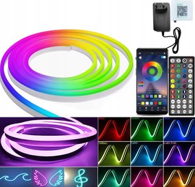 Led Szalag Rgb Led 5M 24V Színes Távirányító Tápegységgel Alkalmazás