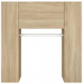 sonoma tölgy szerelt fa előszobaszekrény 97,5x37x99 cm