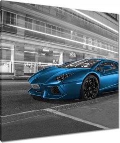 Vászonkép 80x80 Kék sebesség