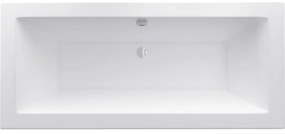 Mexen Cube téglalap alakú kád 180 x 80 cm, fehér - 55051808000