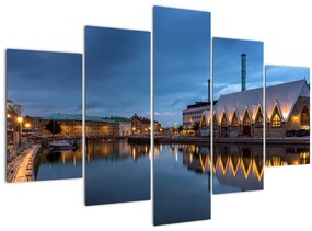 Vízcsatorna képe - Göteborg (150x105 cm)