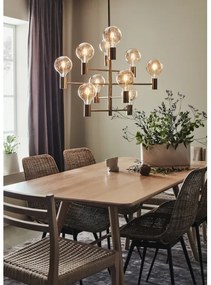 Markslöjd 108117 - Csillár rúdon PARIS 10xE27/60W/230V arany