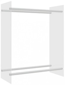 átlátszó edzett üveg tűzifatároló 80 x 35 x 100 cm