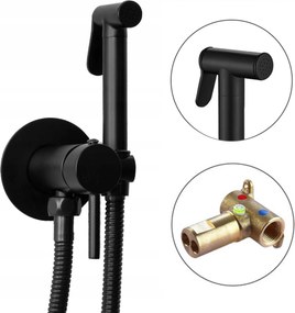 Bidé csaptelep Falsík alatti bidé csaptelep Tepe fekete matt