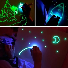 Rajztábla A4 - LED tollal, közepes