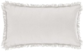 FRINGE párna rojtokkal, elefántcsont színben 30x50 cm