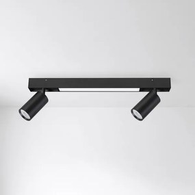 Brilagi - LED spotlámpa SELE 2xGU10/30W/230V + LED/15W fekete