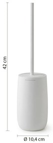 GEDY KI3302 Kira álló WC-kefe, fehér matt