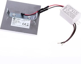 Eko-Light CAPRI EKS0421 Beépíthető lépcsőházi lámpa 1x0,6W/LED 4000K 15LM IP20