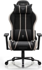 Szövet gamer szék fekete-bézs Diablo X-One 2.0 Camel Black King