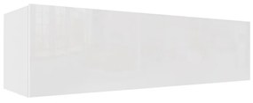 IZUMI 43 WH magasfényű fehér TV szekrény 140 cm