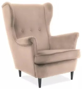 Lord Velvet fotel bézs
