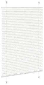 pliszírozott redőny Fehér 100x100 cm szövetszélesség 99,4cm