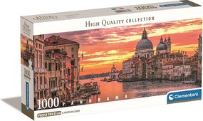 Olaszország Canal Grande 1000 db-os panoráma Compact puzzle Clementoni
