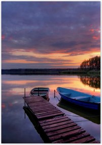 Poszterek 70x100 Híd a tavon