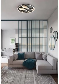 Searchlight 81100-39BK - ZENDISC dimmelhető LED mennyezeti lámpatest LED/20W/230V 3000K átm. 39 cm