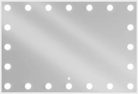 Mexen Dona 120 x 80 cm-es, LED 6000K világítós fürdőszobai tükör, páramentes - 9818-120-080-611-00