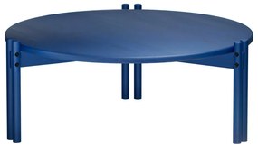 Kék borovi fenyő kerek dohányzóasztal ø 80 cm Sticks – Karup Design