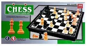 Procart Mágneses sakkjáték, interaktív játék 32 figurával, 32x32 cm-es játéktáblával