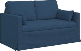 vidaXL Kanapé Kék 139 x 78 x 80 cm szövet